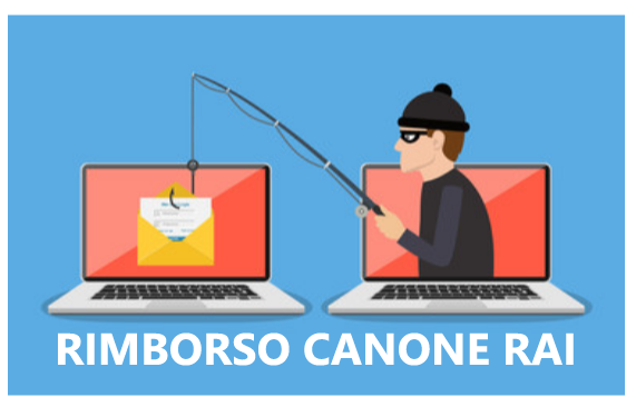 RIMBORSO CANONE RAI: email truffa dall'Agenzia delle Entrate