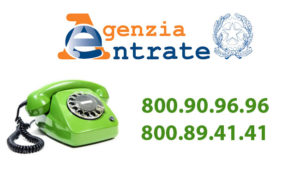 nuovo numero verde agenzia delle entrate in vigore dal 1 agosto