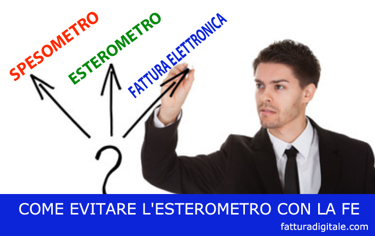 come evitare l'esteromentro emettendo fattura elettronica