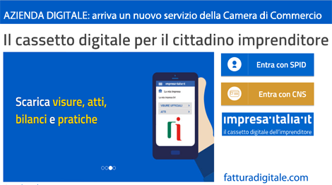 cassetto digitale dell'imprenditore servizio gratuito della camera di commercio