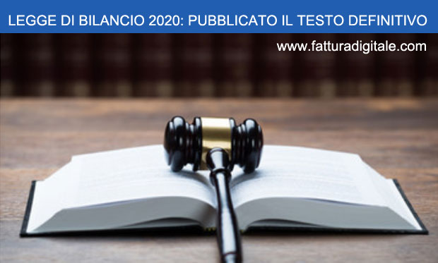 legge di bilancio 2020 testo definitivo entra in vigore dal 27 ottobre 2019